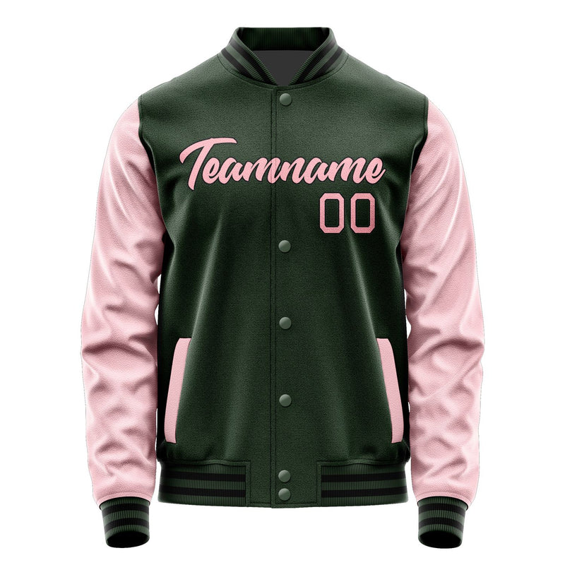 Maßgeschneidertes Tannengrün Rosa Jacke JA0606210617B21721