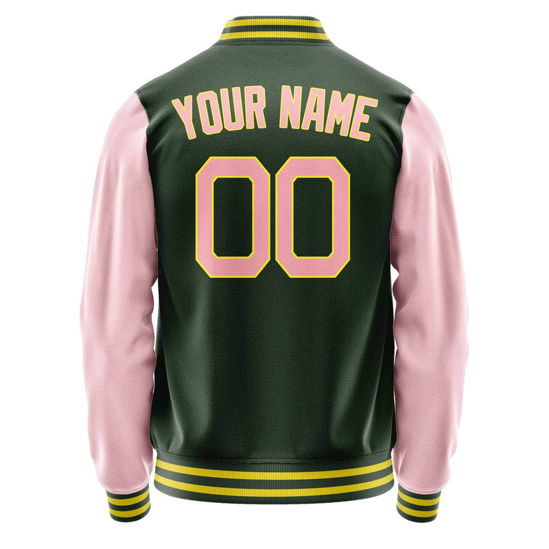Maßgeschneidertes Tannengrün Rosa Jacke JA0606210626B22621