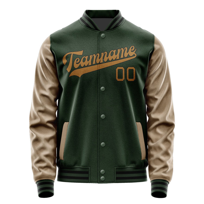 Maßgeschneidertes Tannengrün Khaki Jacke JA0606220617B31722