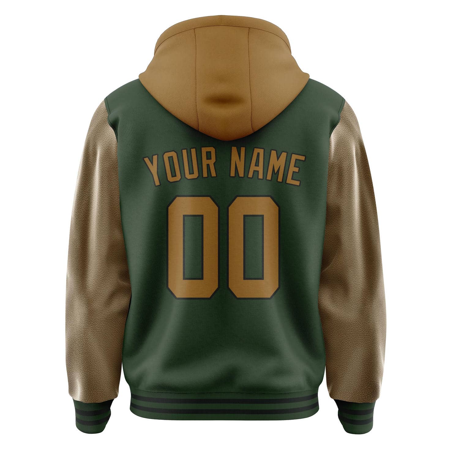 Maßgeschneidertes Tannengrün Khaki Jacke