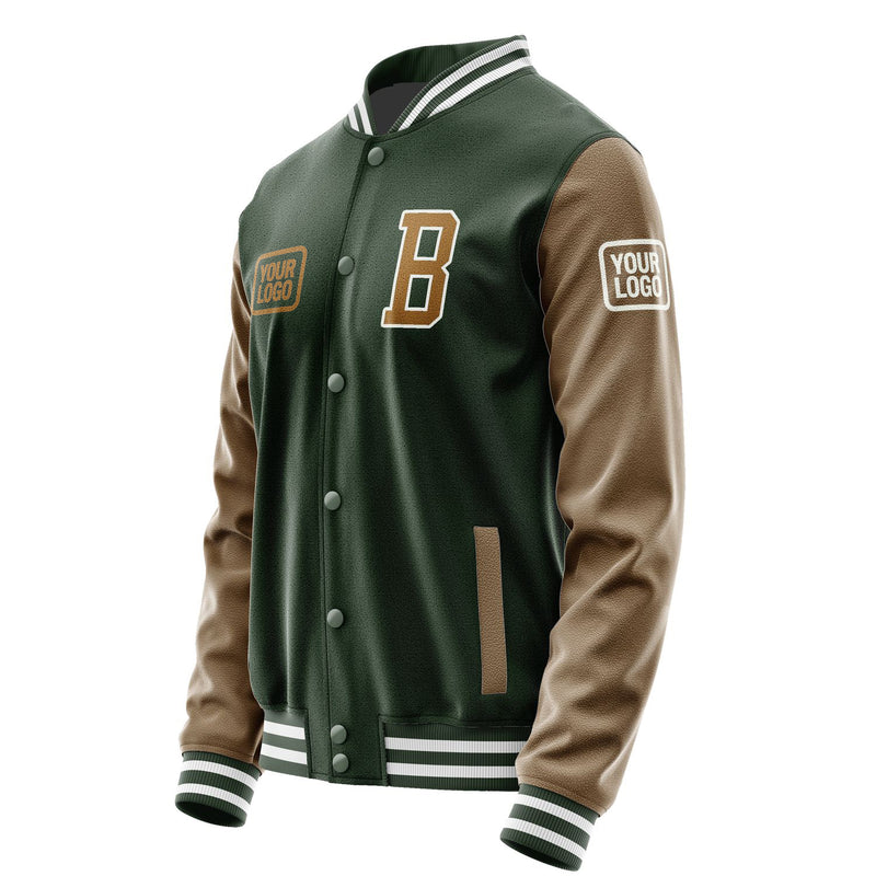 Maßgeschneidertes Tannengrün Khaki Jacke JA060622061818222218