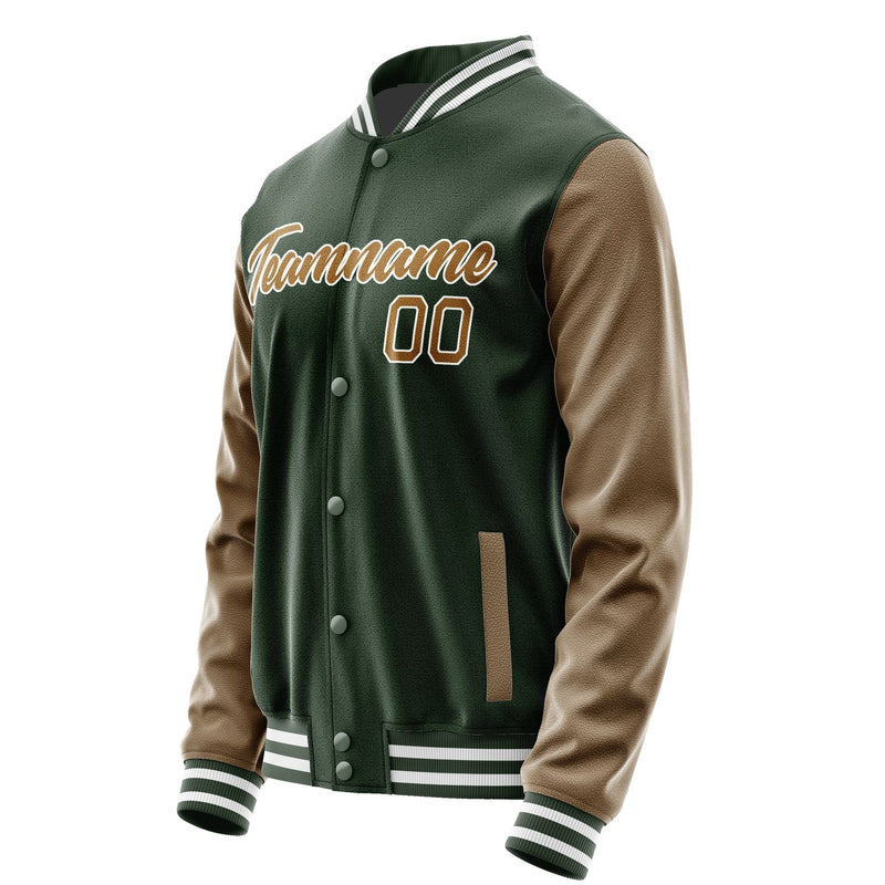 Maßgeschneidertes Tannengrün Khaki Jacke JA0606220618B21822
