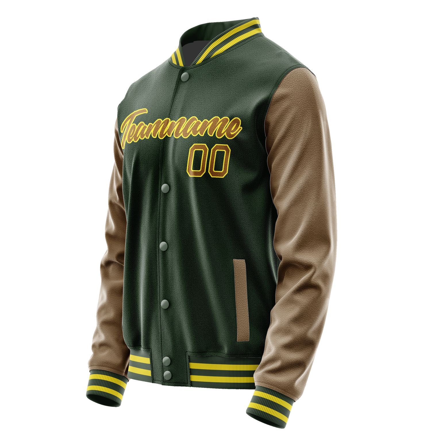 Maßgeschneidertes Tannengrün Khaki Jacke JA0606220626B22622