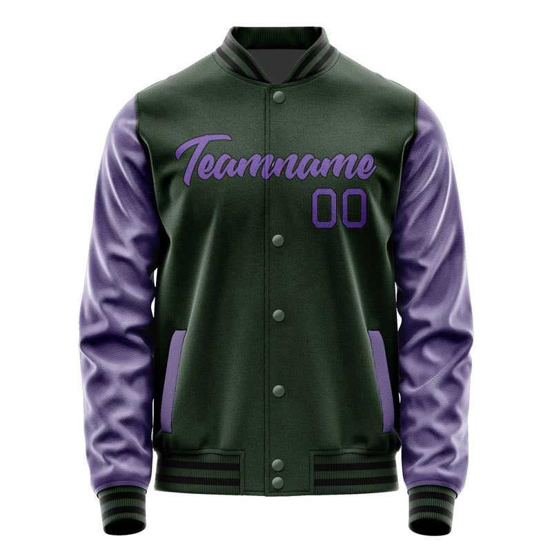 Maßgeschneidertes Tannengrün Lavendel Jacke JA0606230617B21723