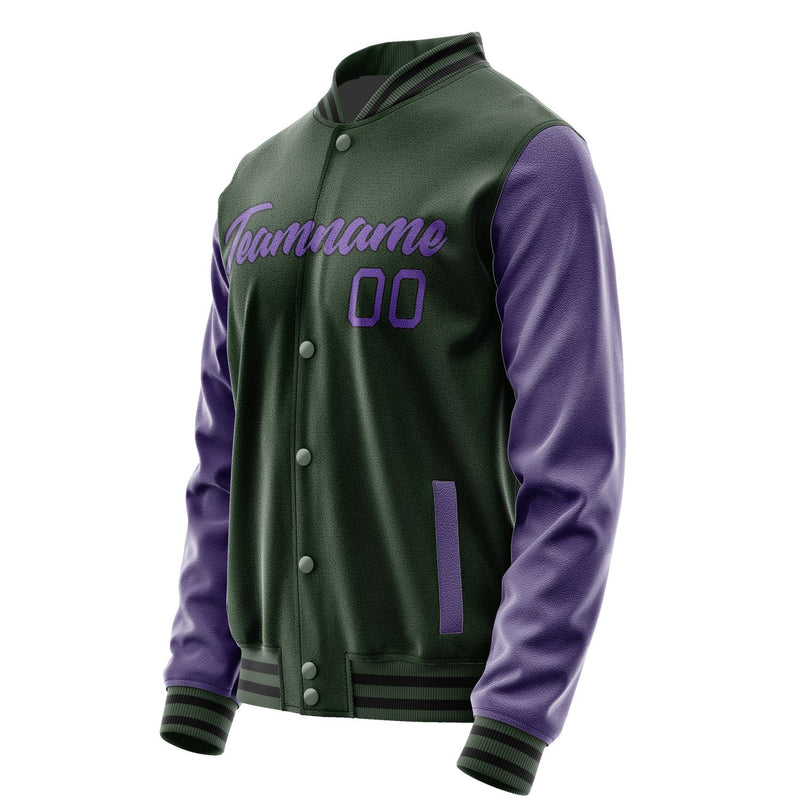 Maßgeschneidertes Tannengrün Lavendel Jacke JA0606230617B21723