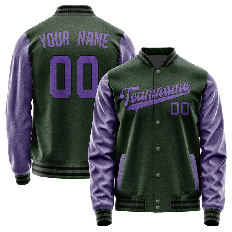 Maßgeschneidertes Tannengrün Lavendel Jacke JA0606230617B31723