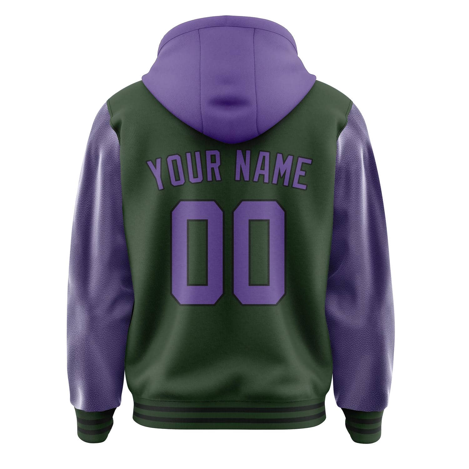 Maßgeschneidertes Tannengrün Lavendel Jacke