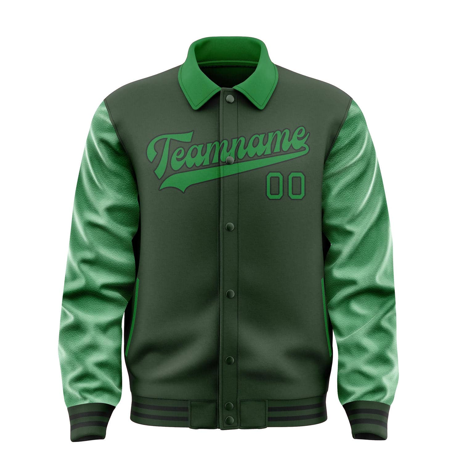 Maßgeschneidertes Tannengrün Smaragdgrün Jacke
