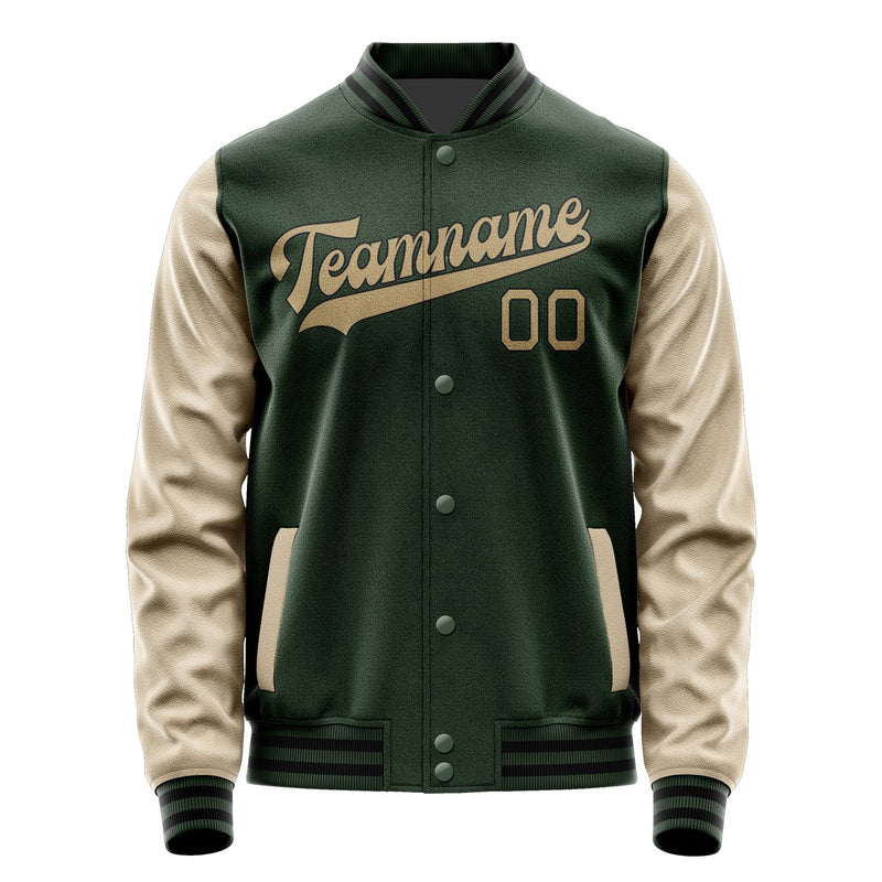 Maßgeschneidertes Tannengrün Hellkhaki Jacke JA0606250617B31725