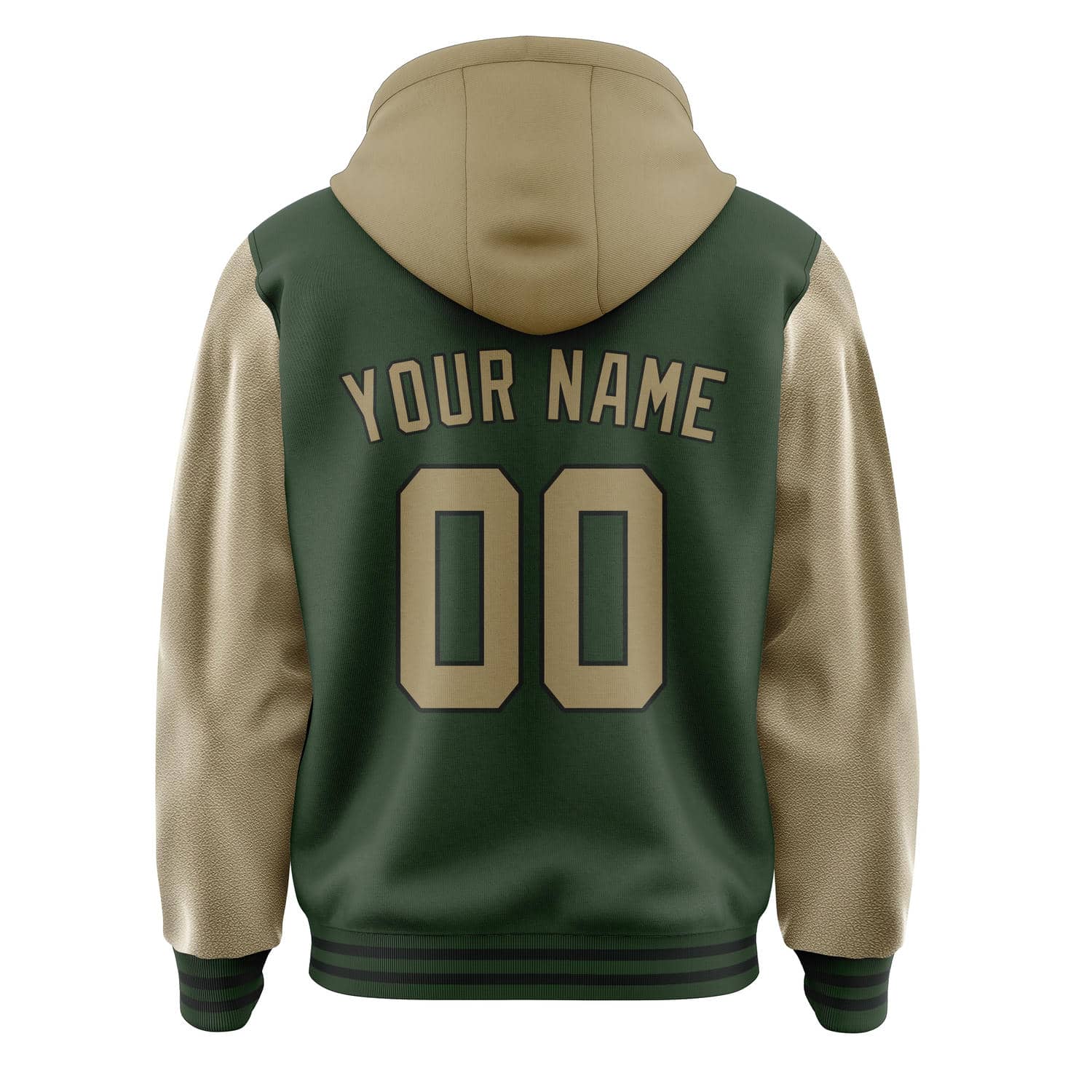 Maßgeschneidertes Tannengrün Hellkhaki Jacke