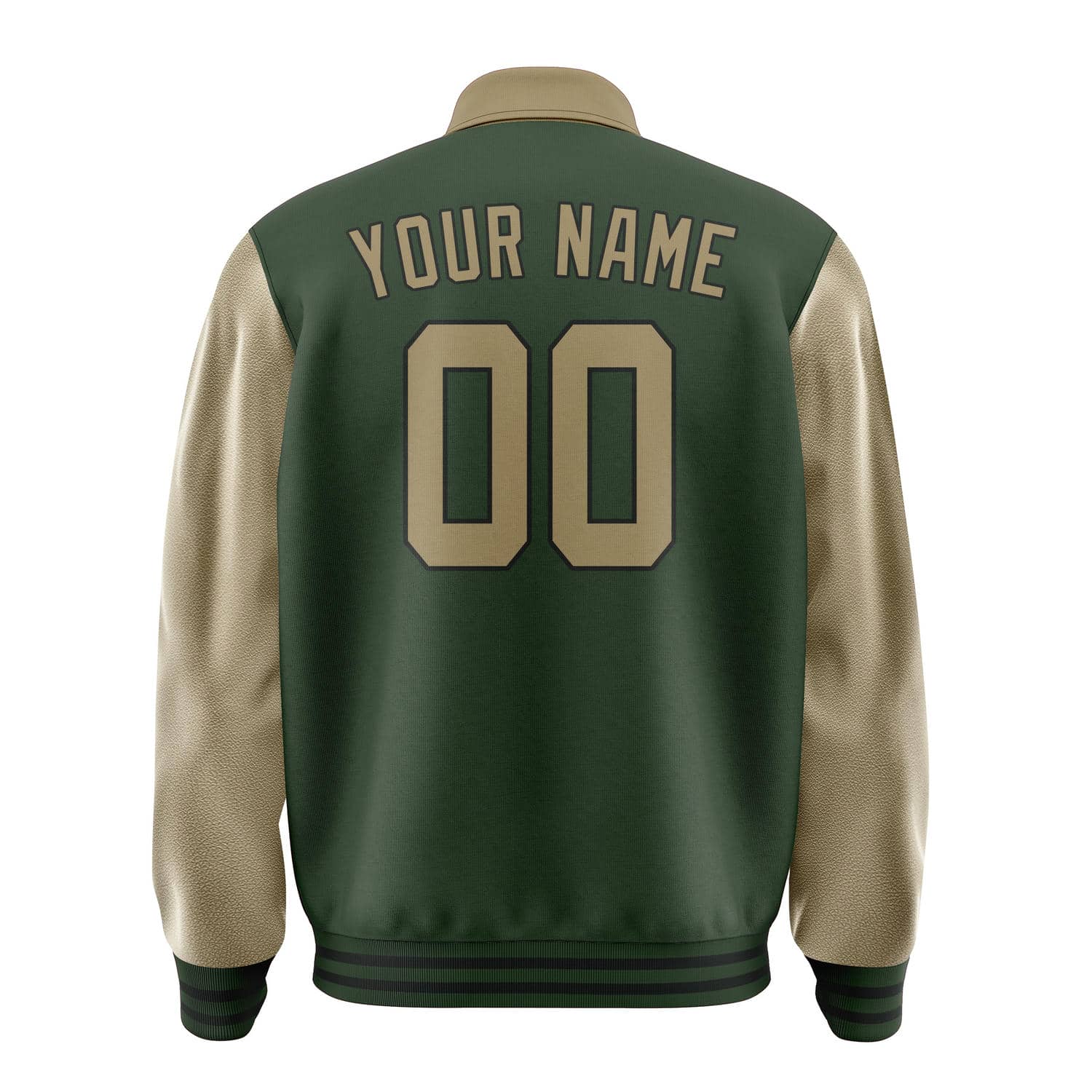 Maßgeschneidertes Tannengrün Hellkhaki Jacke