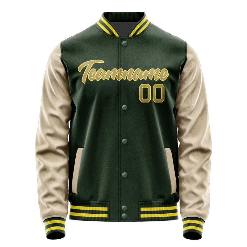 Maßgeschneidertes Tannengrün Hellkhaki Jacke JA0606250626B22625