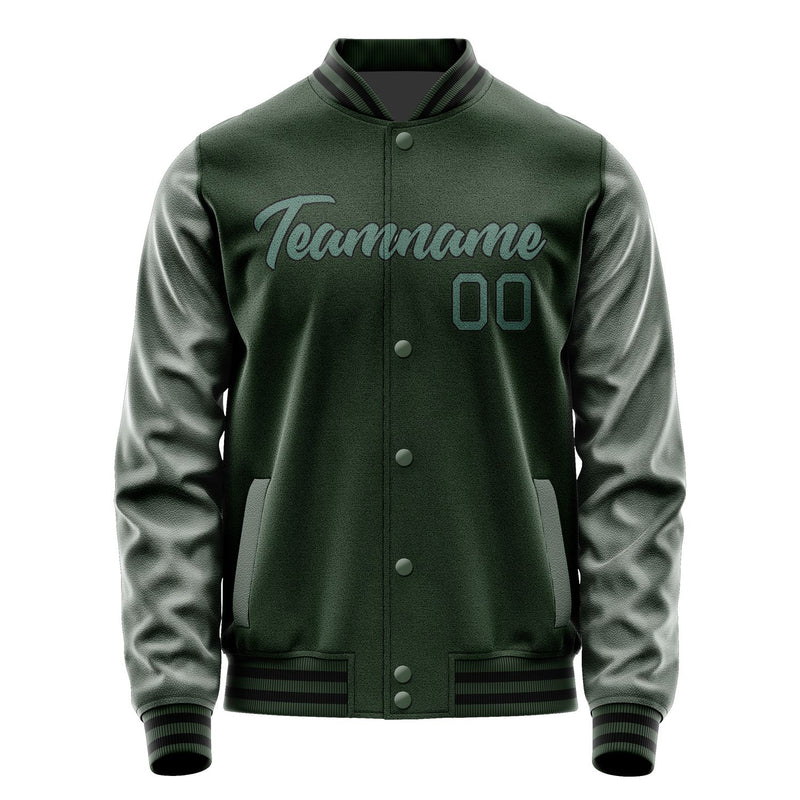 Maßgeschneidertes Tannengrün Blaugrün Jacke JA0606270617B21727