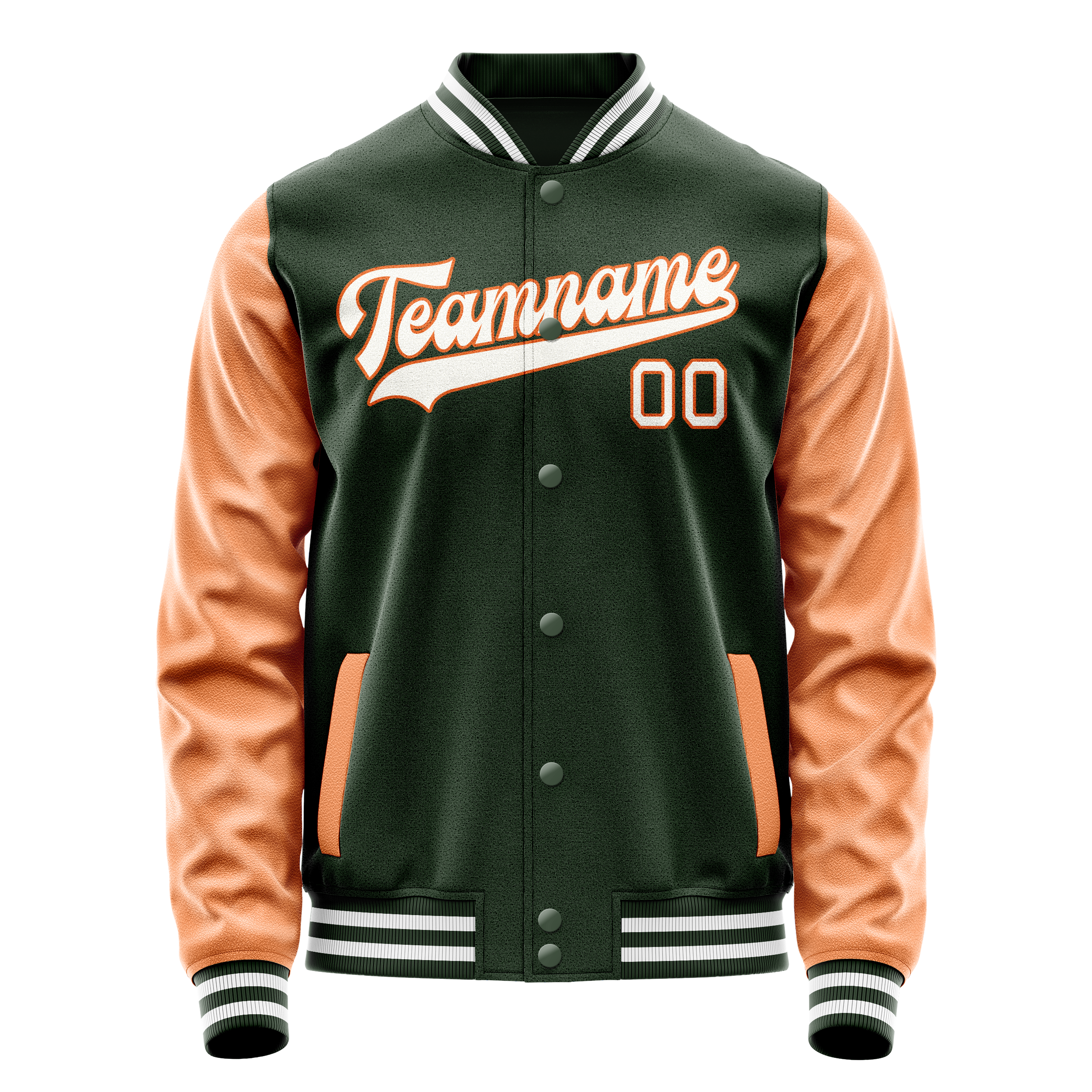 Maßgeschneidertes Grün Orange Jacke