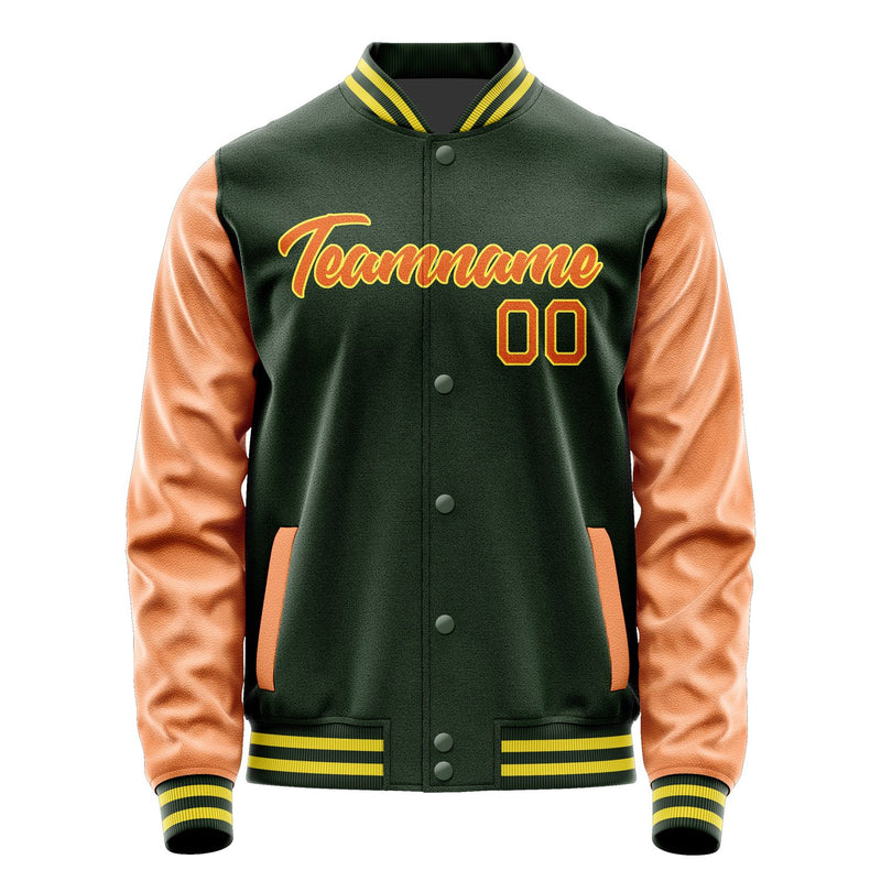 Maßgeschneidertes Tannengrün Orange Jacke JA0606280626B22628