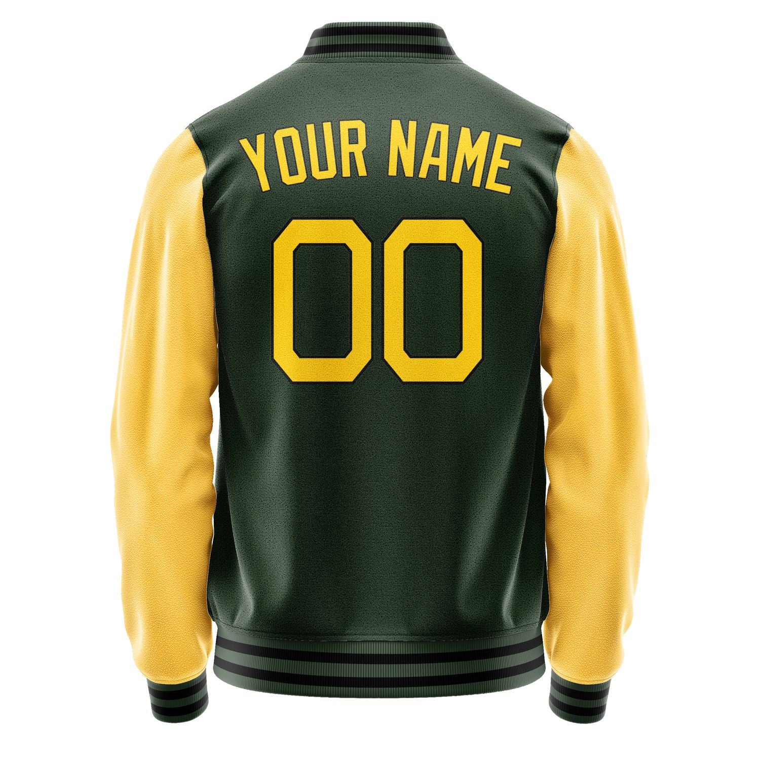 Maßgeschneidertes Tannengrün Gold Jacke JA0606300617B21730