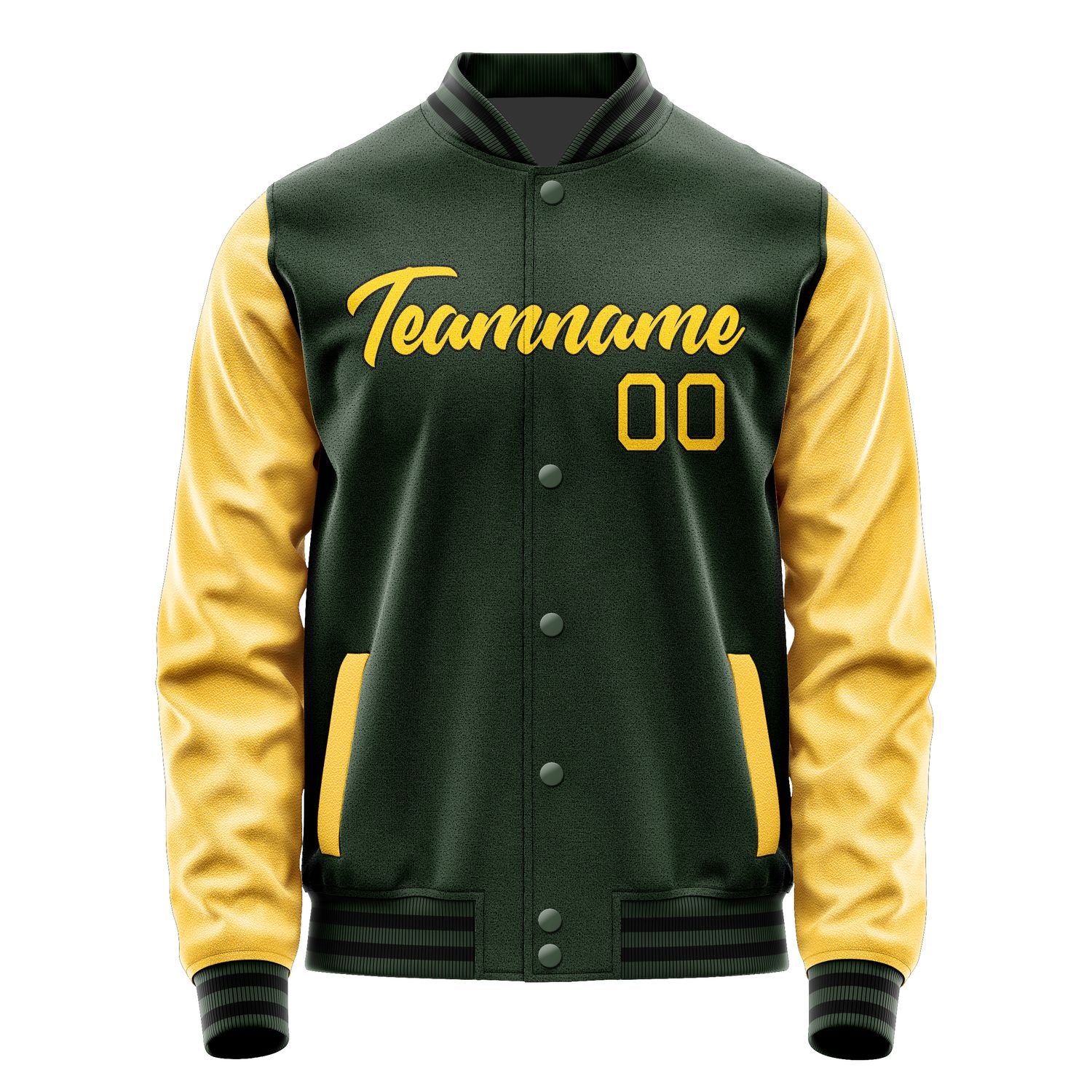 Maßgeschneidertes Tannengrün Gold Jacke JA0606300617B21730