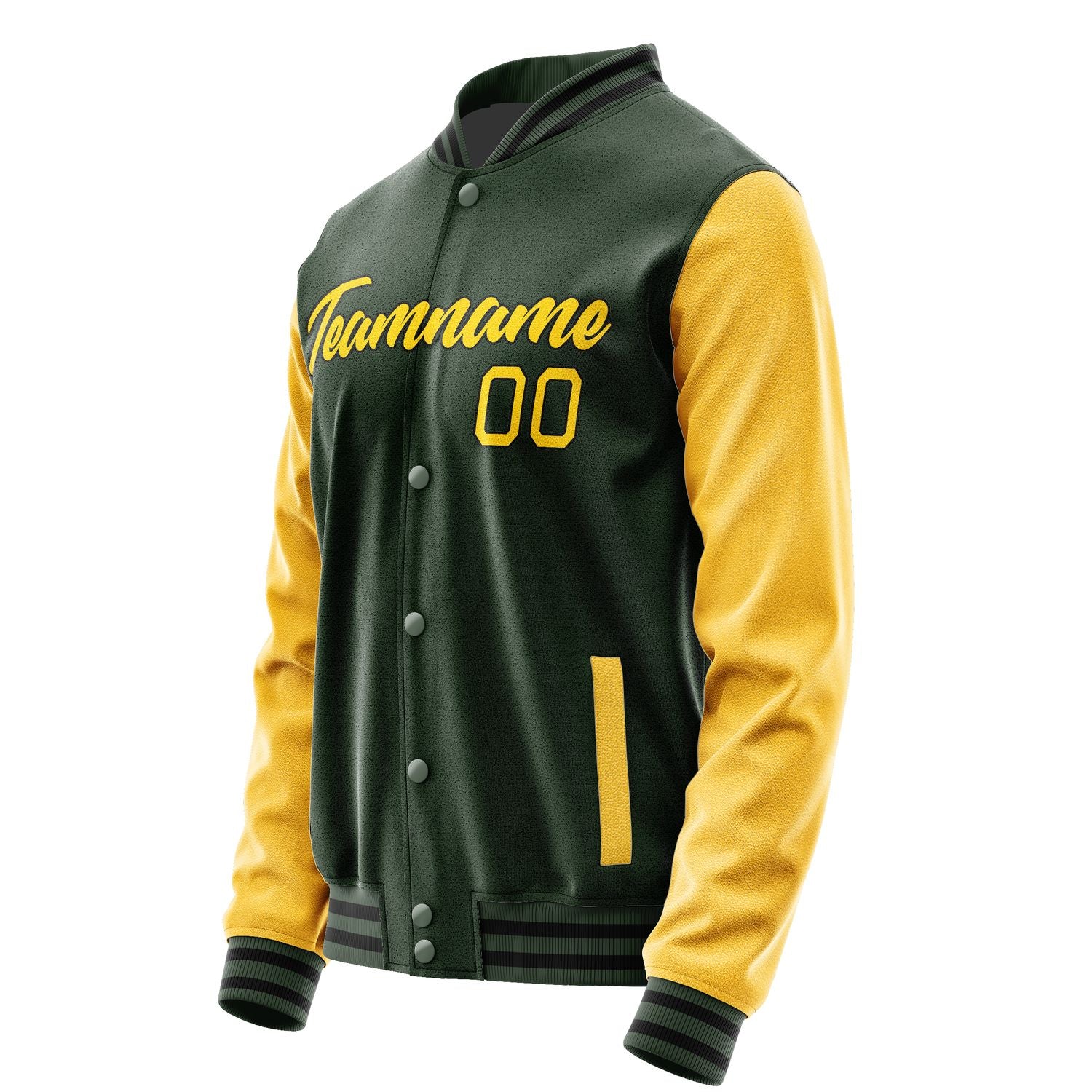 Maßgeschneidertes Tannengrün Gold Jacke JA0606300617B21730