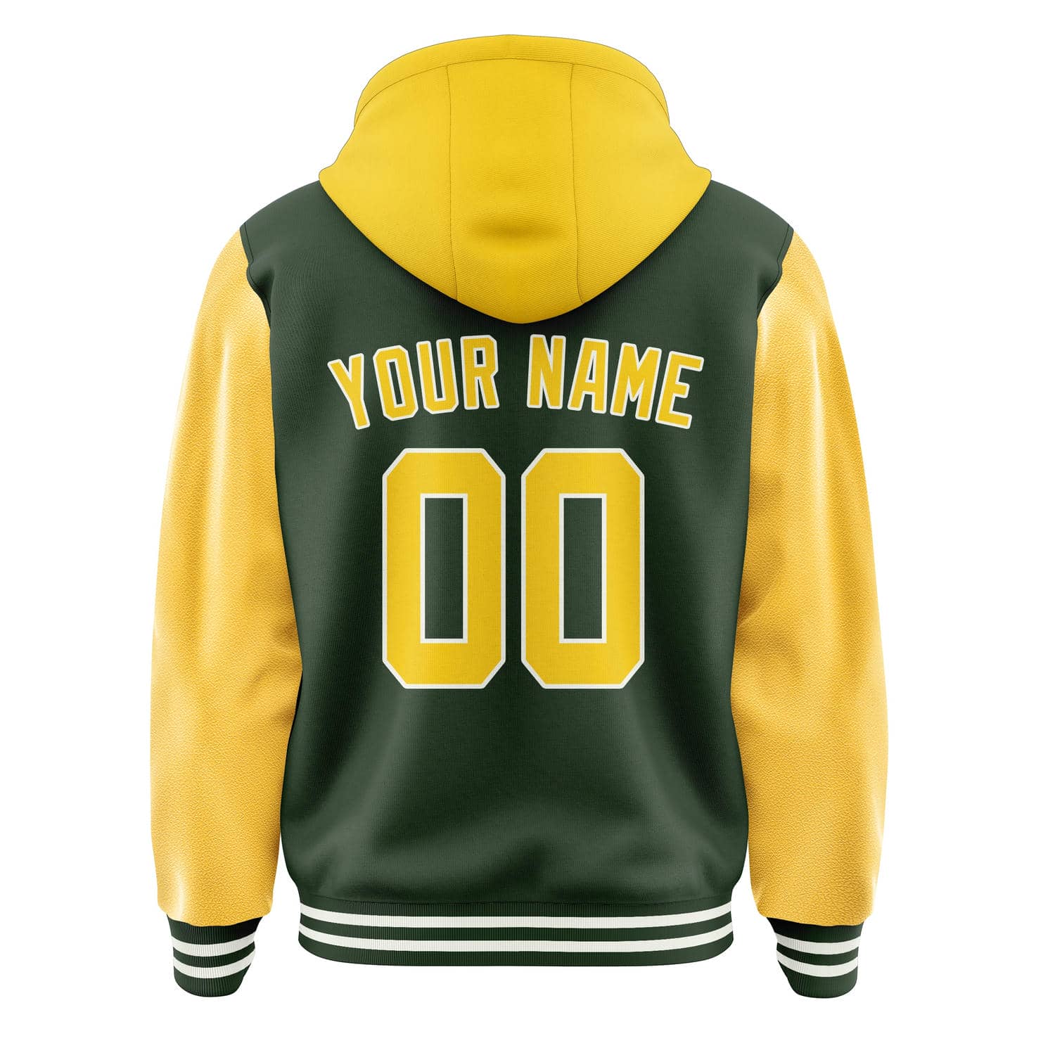 Maßgeschneidertes Tannengrün Gold Jacke