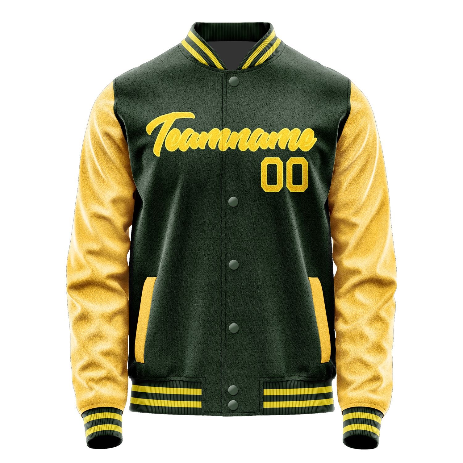 Maßgeschneidertes Tannengrün Gold Jacke JA0606300626B22630