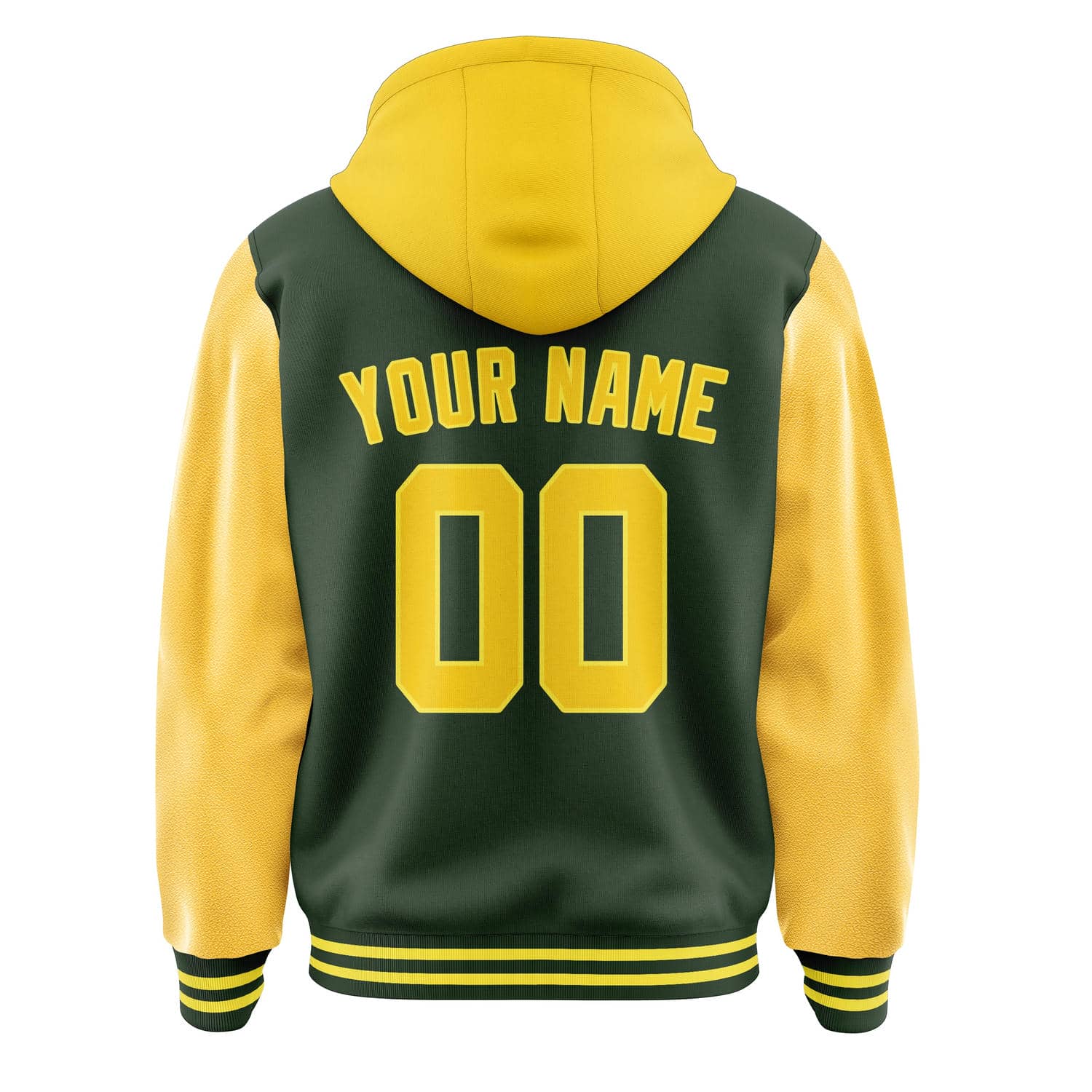 Maßgeschneidertes Tannengrün Gold Jacke