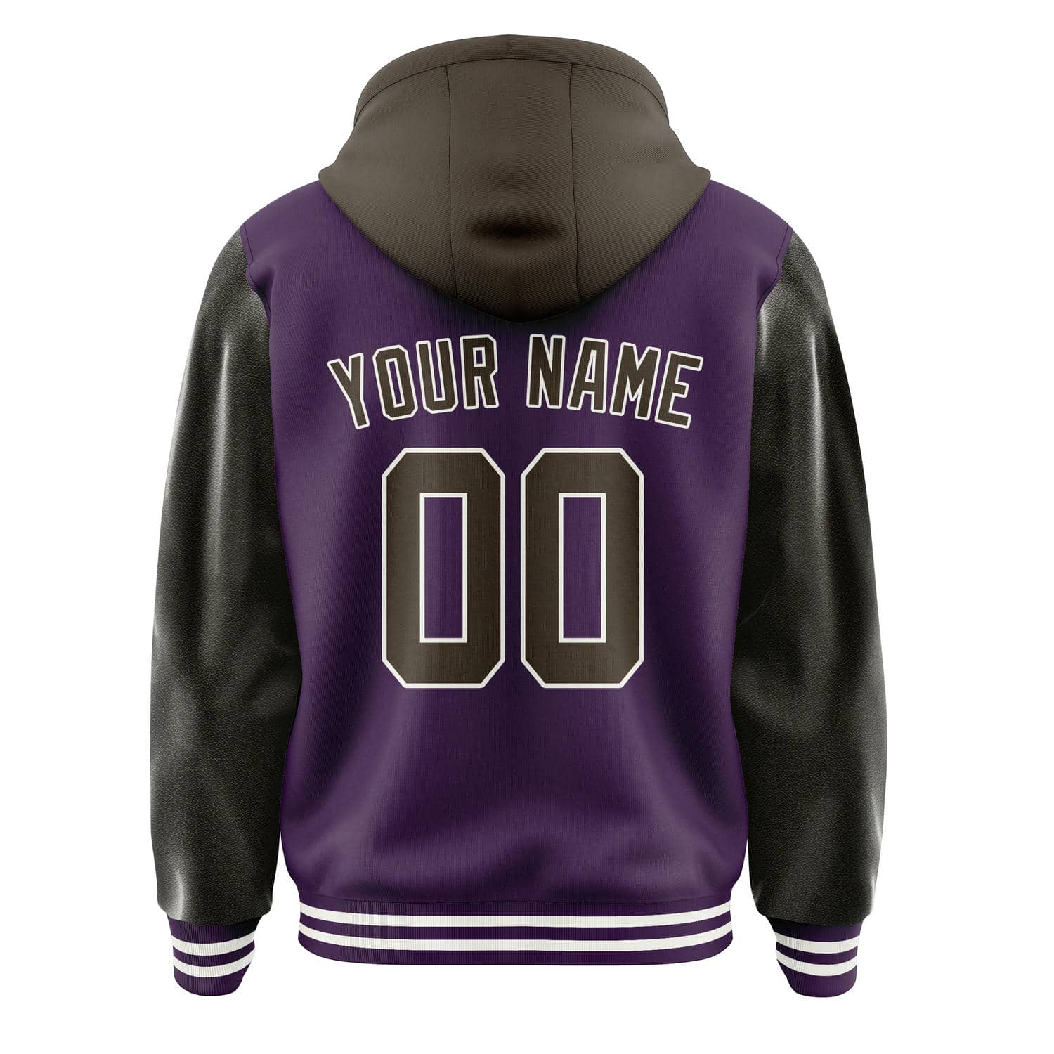 Maßgeschneidertes Lila Braun Jacke