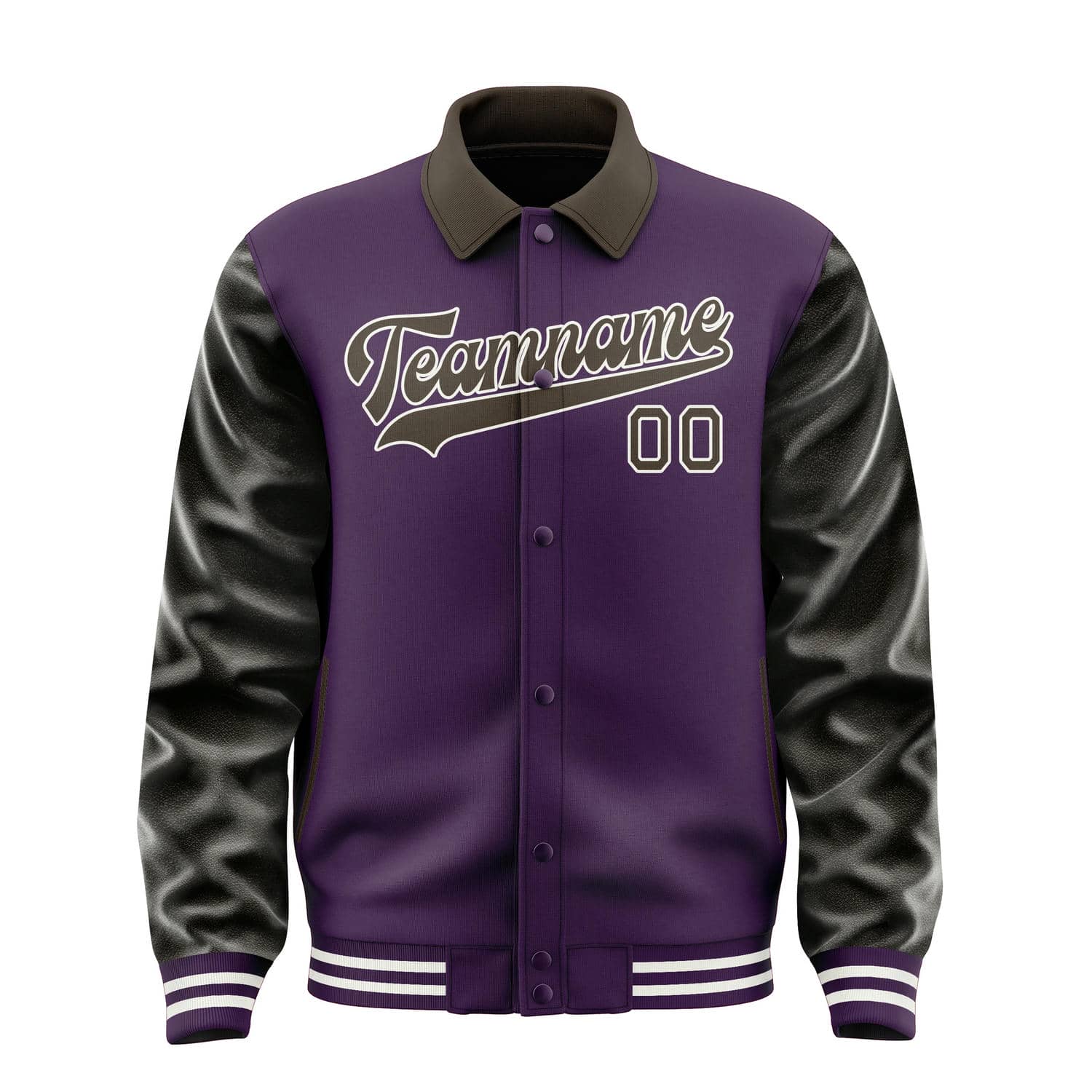Maßgeschneidertes Lila Braun Jacke