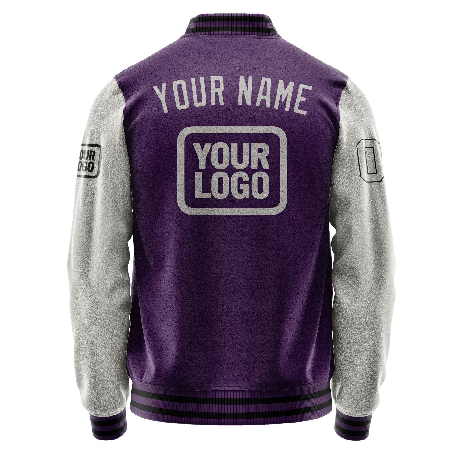 Maßgeschneidertes Lila Grau Jacke JA070704071717040417