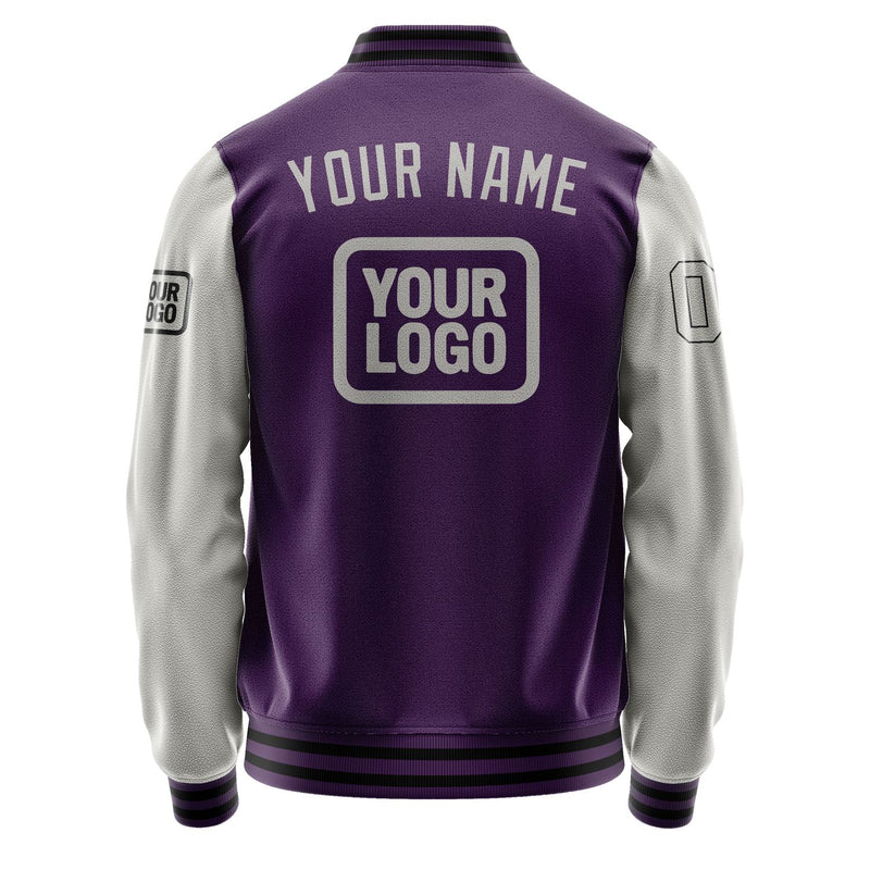 Maßgeschneidertes Lila Grau Jacke JA070704071717040417