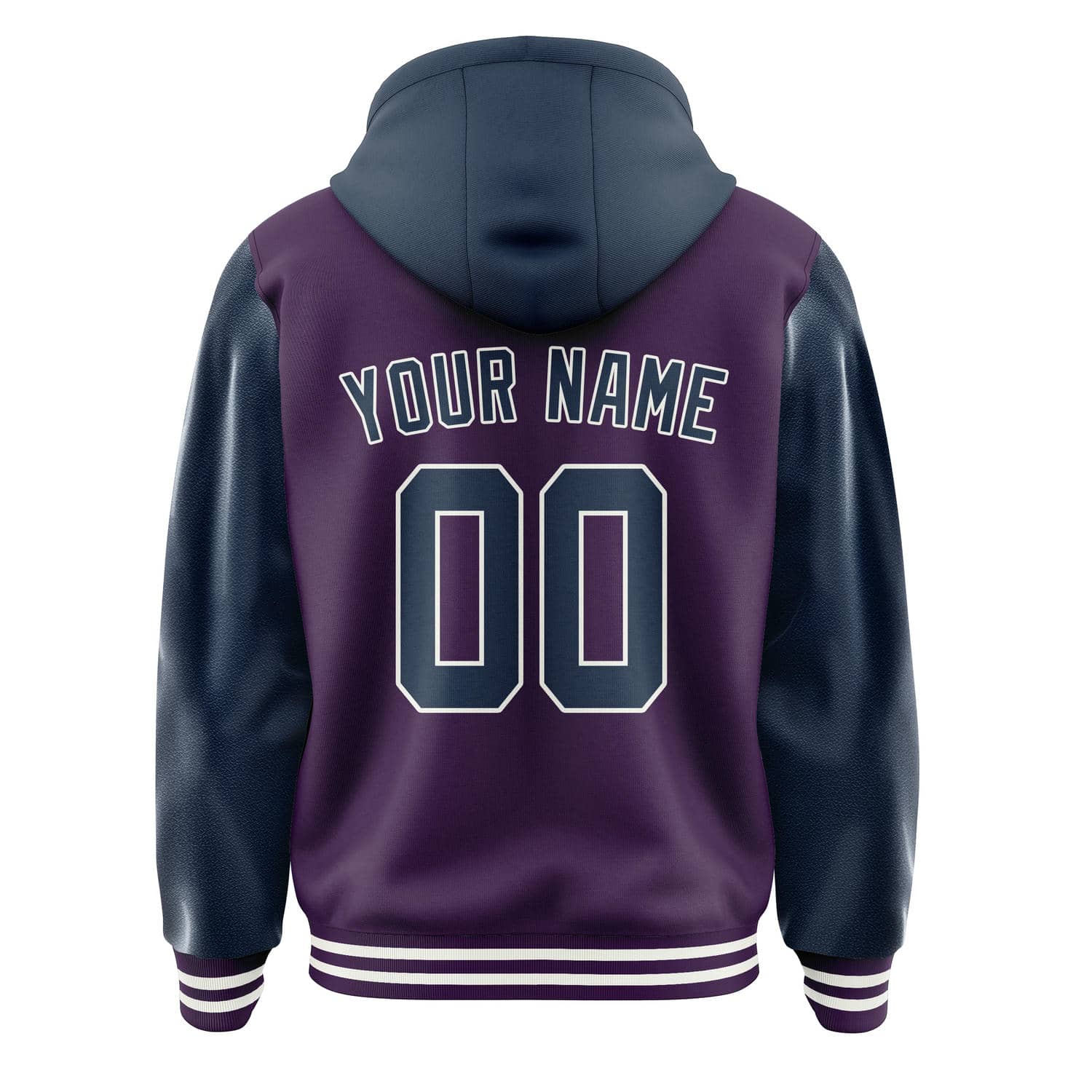 Maßgeschneidertes Lila Marineblau Jacke