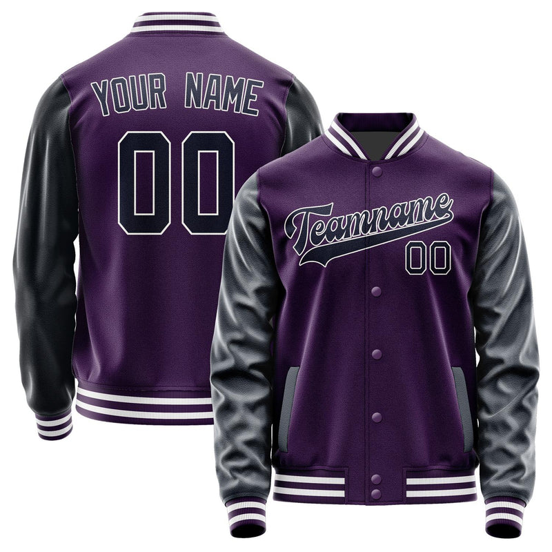 Maßgeschneidertes Lila Stahlblau Jacke JA0707110718B31811