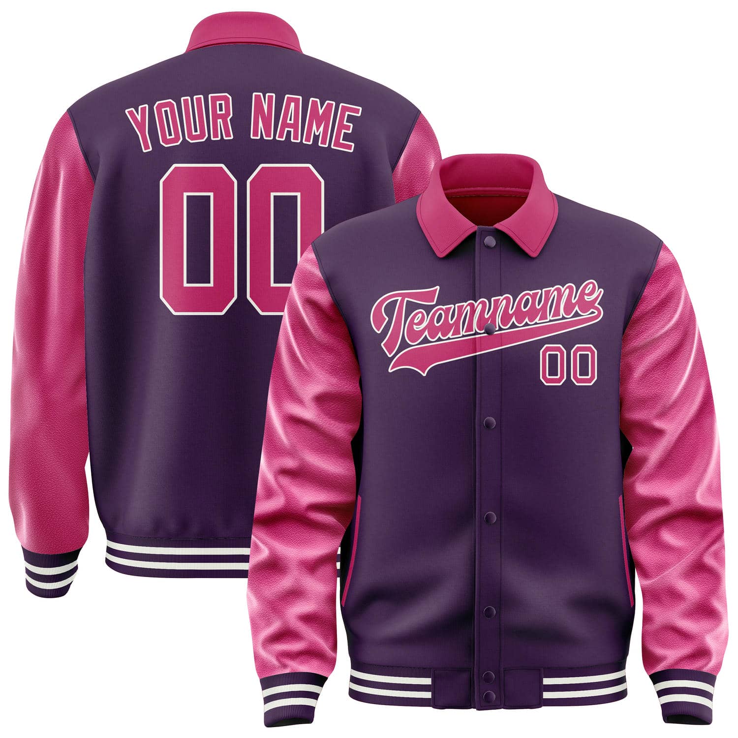 Maßgeschneidertes Lila Rosarot Jacke JA070713071818131318