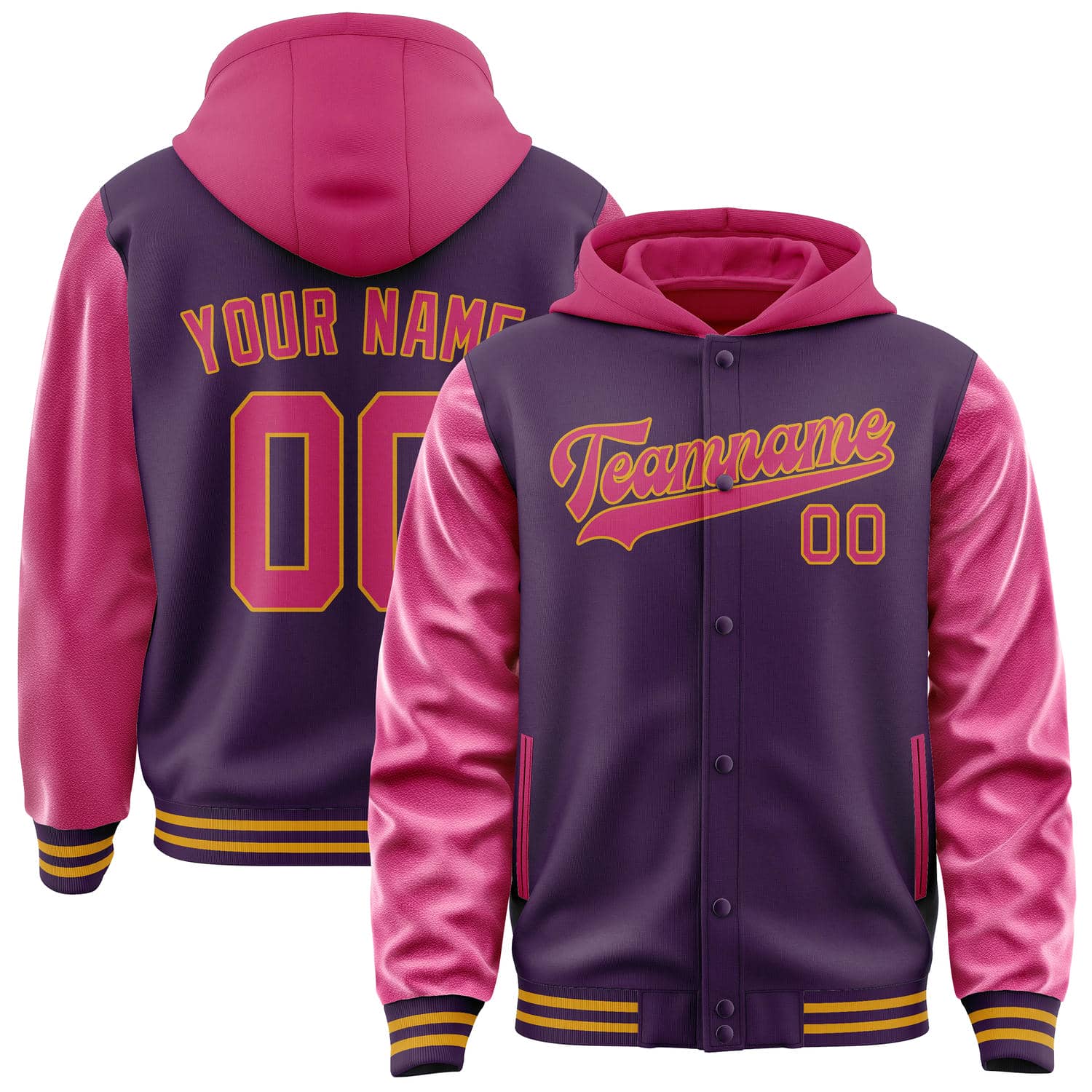 Maßgeschneidertes Lila Rosarot Jacke JA070713071917131317