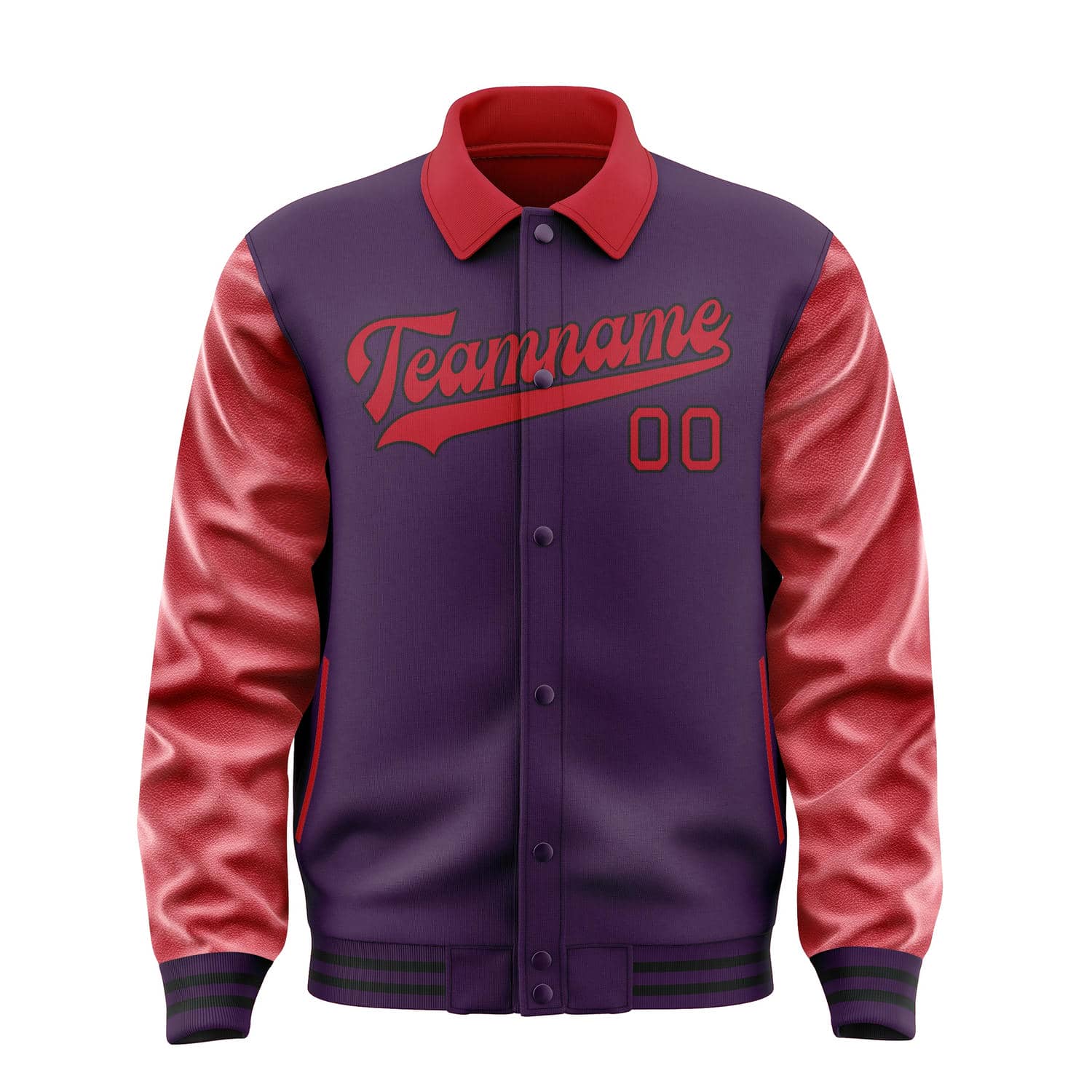 Maßgeschneidertes Lila Rot Jacke