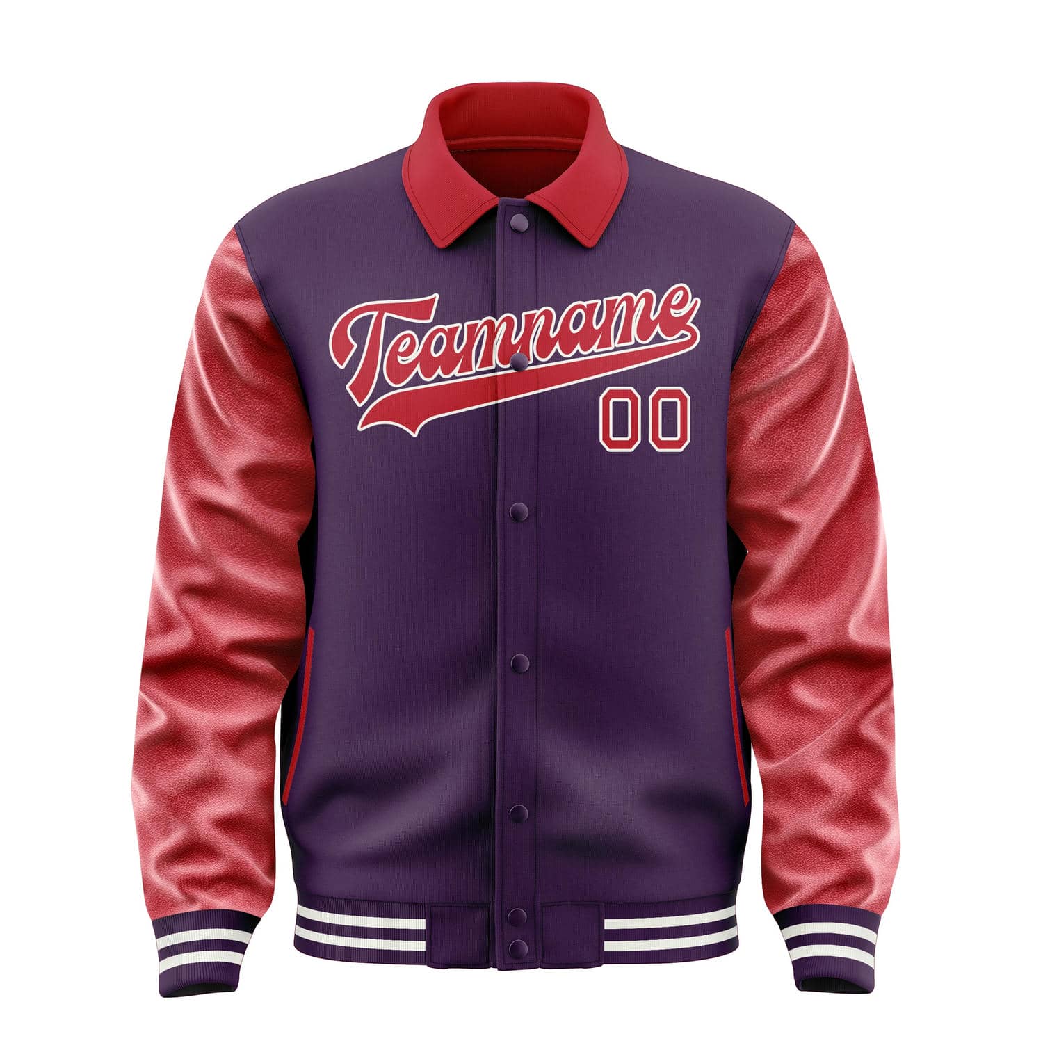 Maßgeschneidertes Lila Rot Jacke