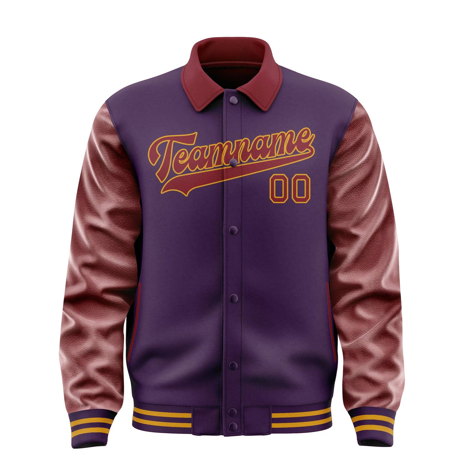 Maßgeschneidertes Lila Karmesinrot Jacke