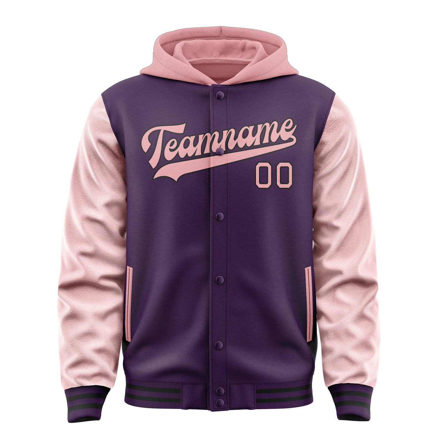 Maßgeschneidertes Lila Rosa Jacke