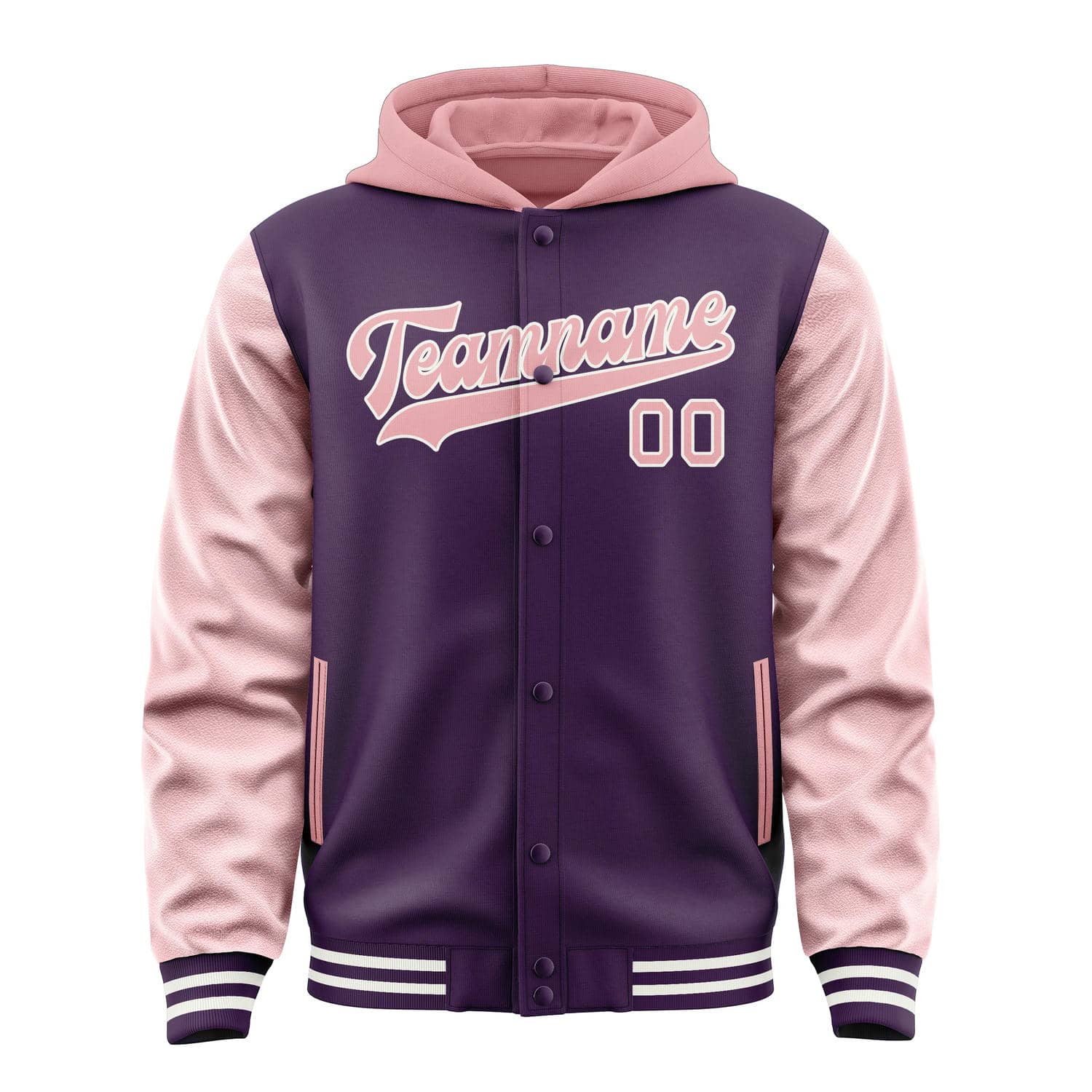 Maßgeschneidertes Lila Rosa Jacke