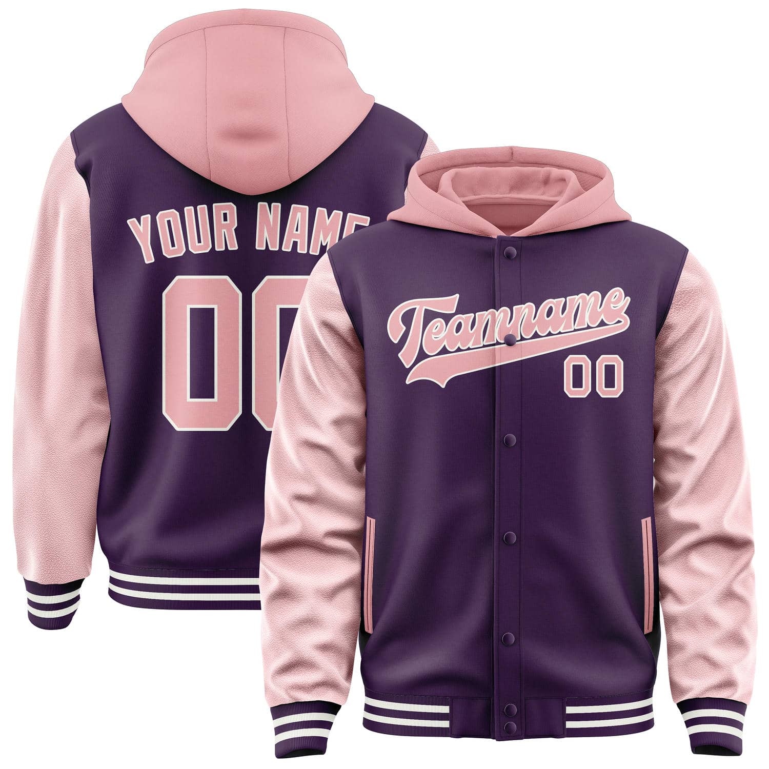 Maßgeschneidertes Lila Rosa Jacke JA070721071818212118