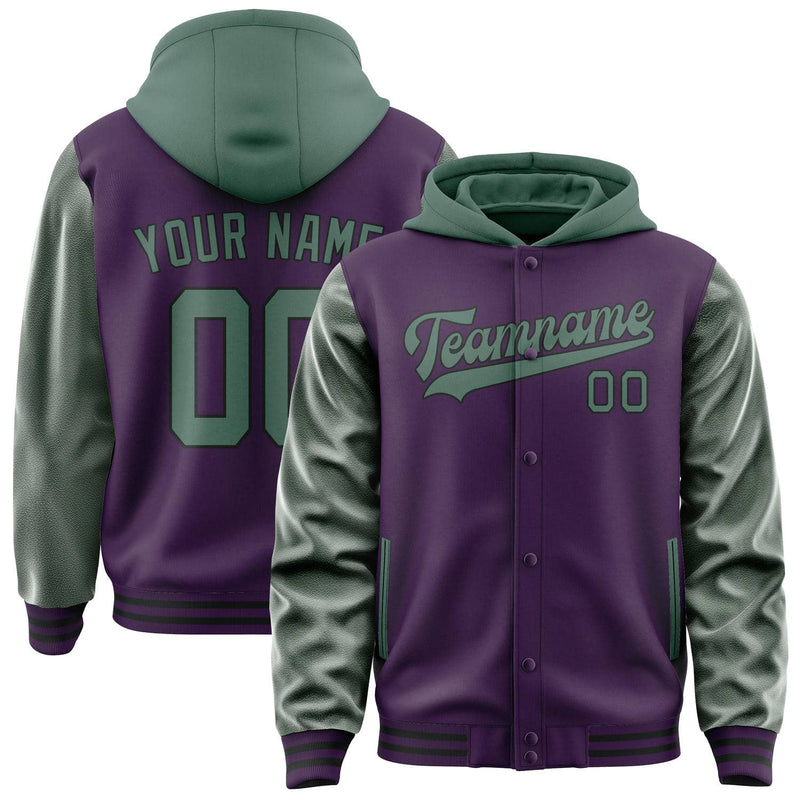 Maßgeschneidertes Lila Blaugrün Jacke JA070727071717272717