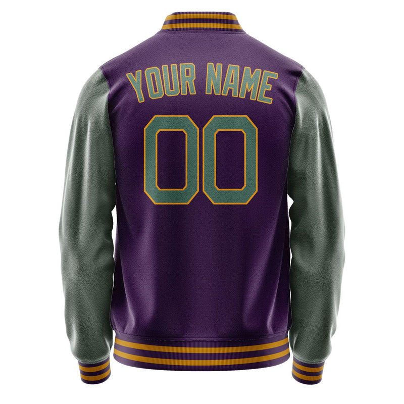 Maßgeschneidertes Lila Blaugrün Jacke JA0707270718B21827