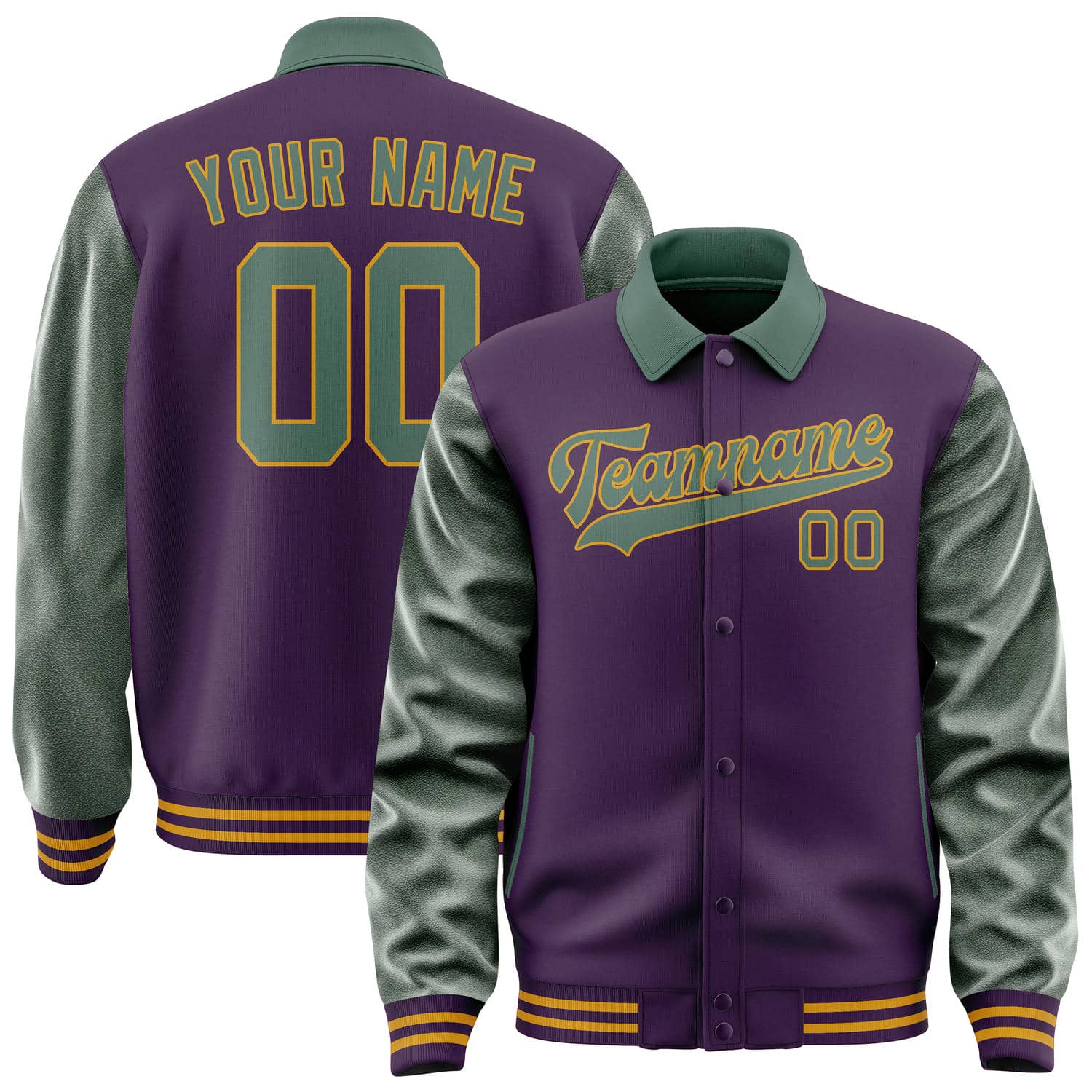 Maßgeschneidertes Lila Blaugrün Jacke JA070727071917272717