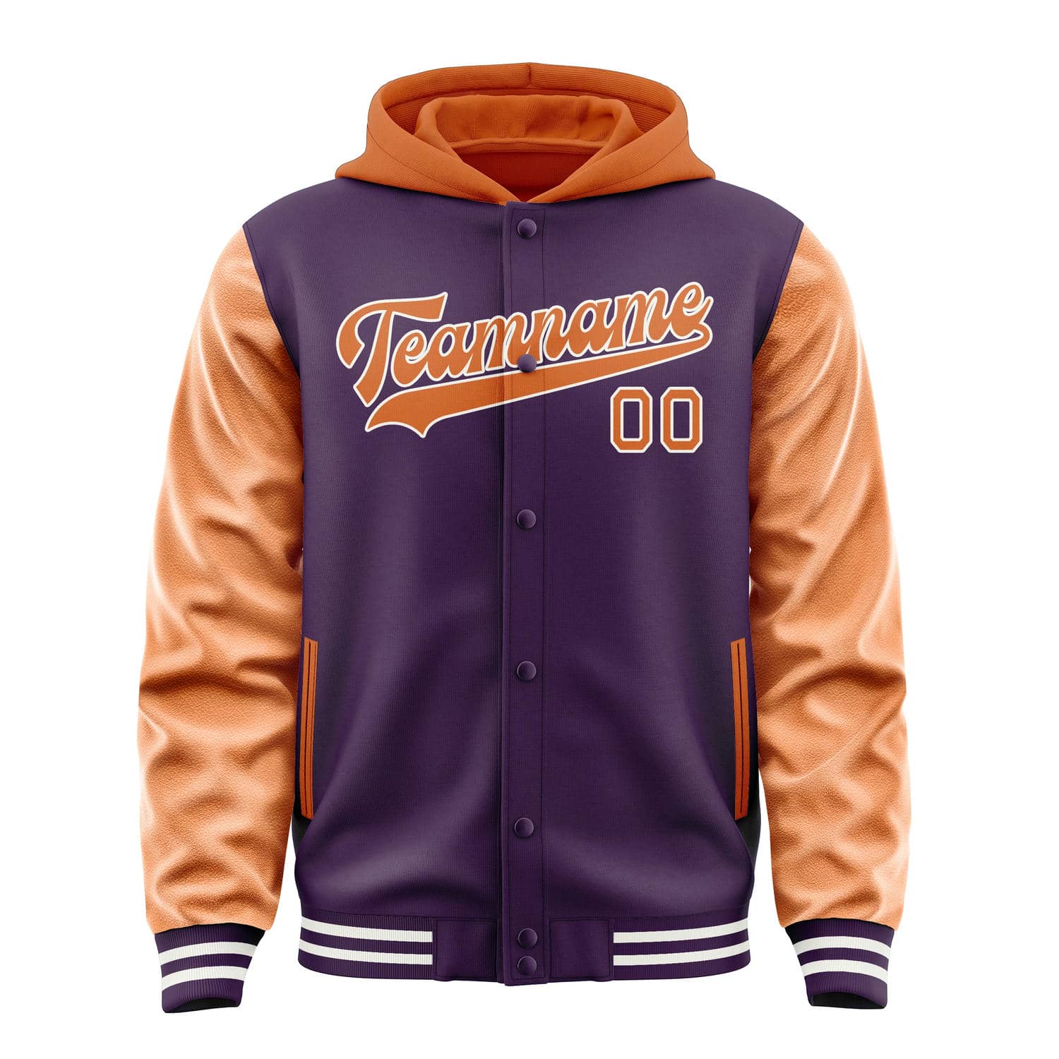 Maßgeschneidertes Lila Orange Jacke