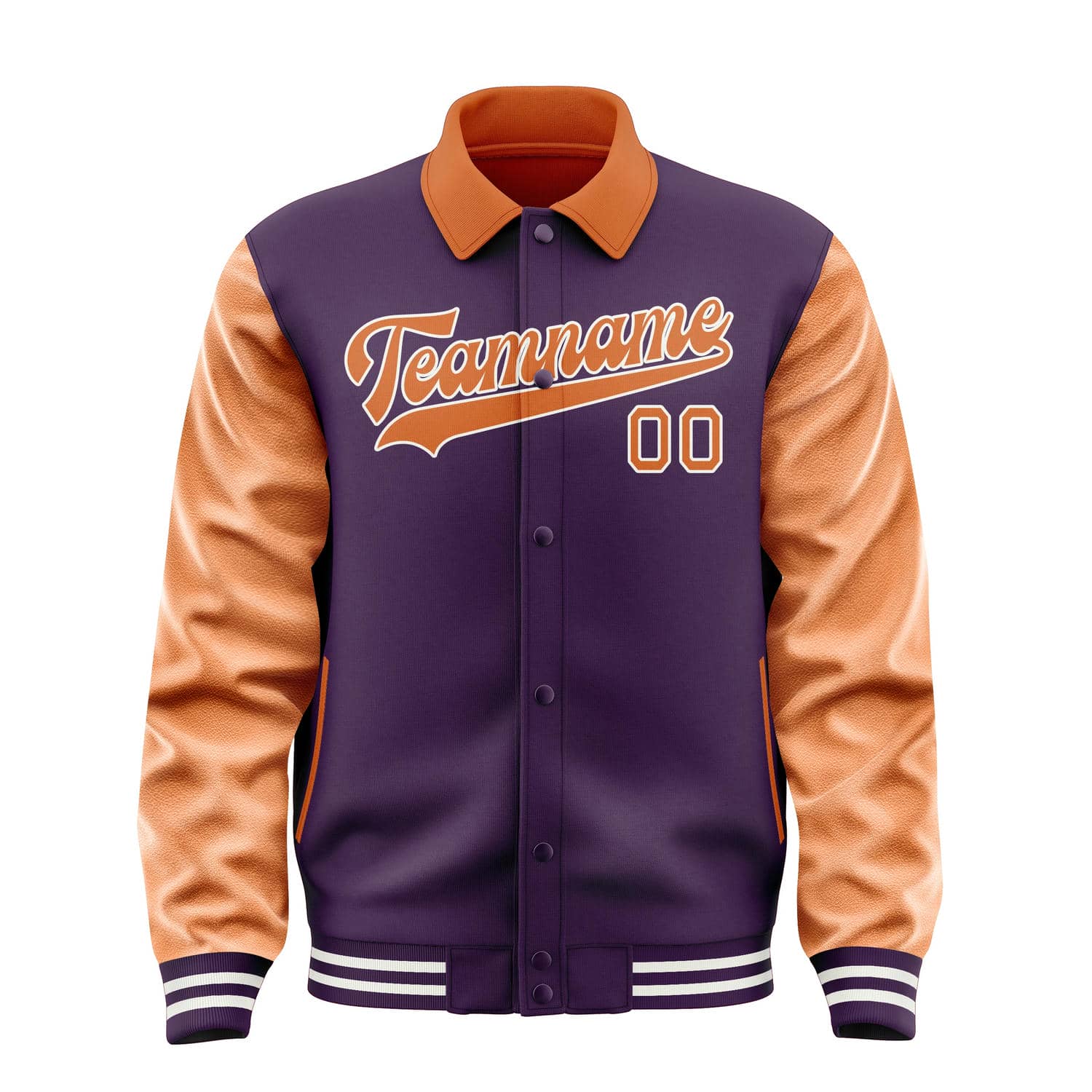 Maßgeschneidertes Lila Orange Jacke