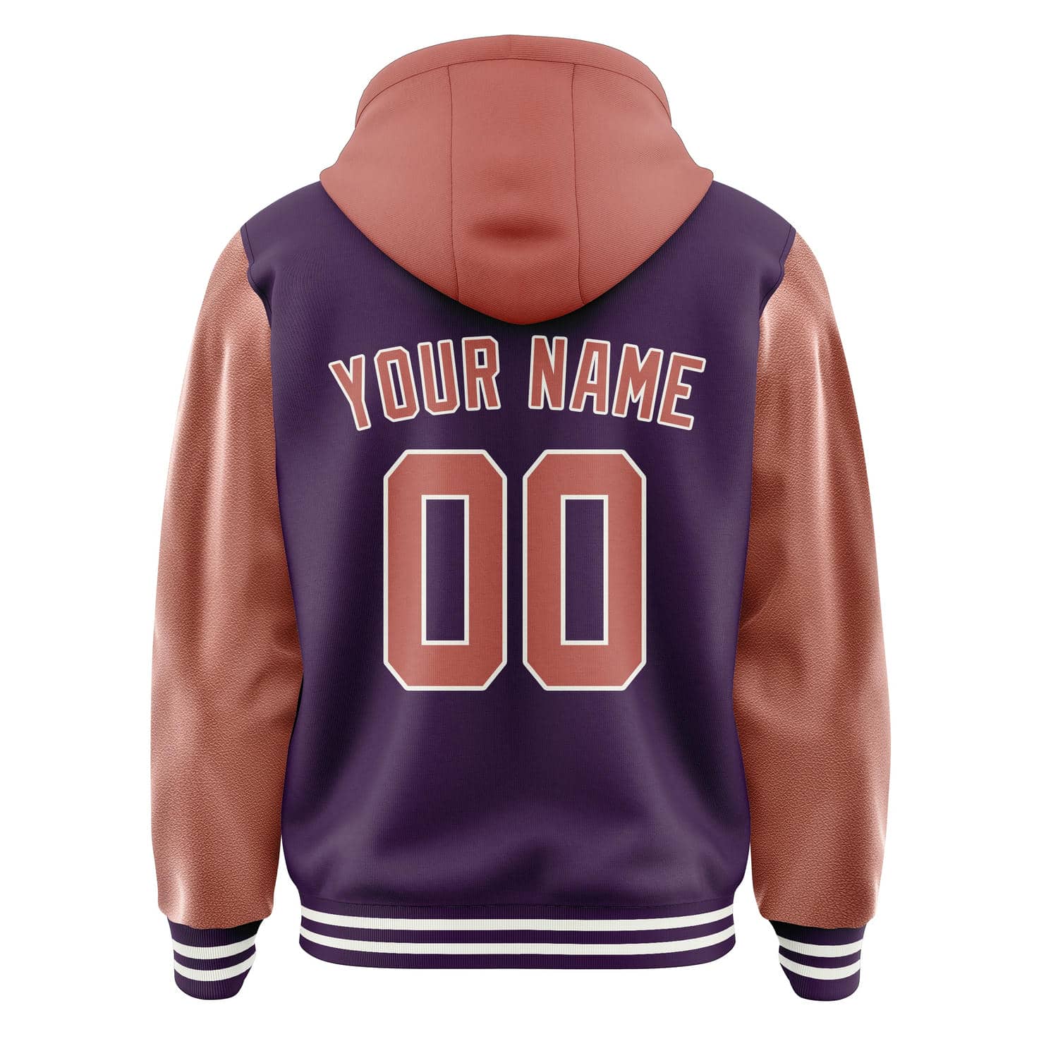 Maßgeschneidertes Lila Kupferrose Jacke