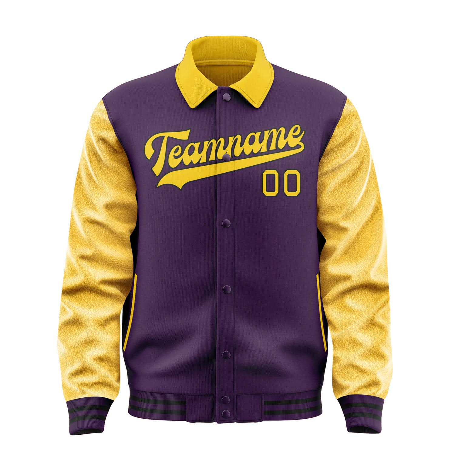 Maßgeschneidertes Lila Gold Jacke