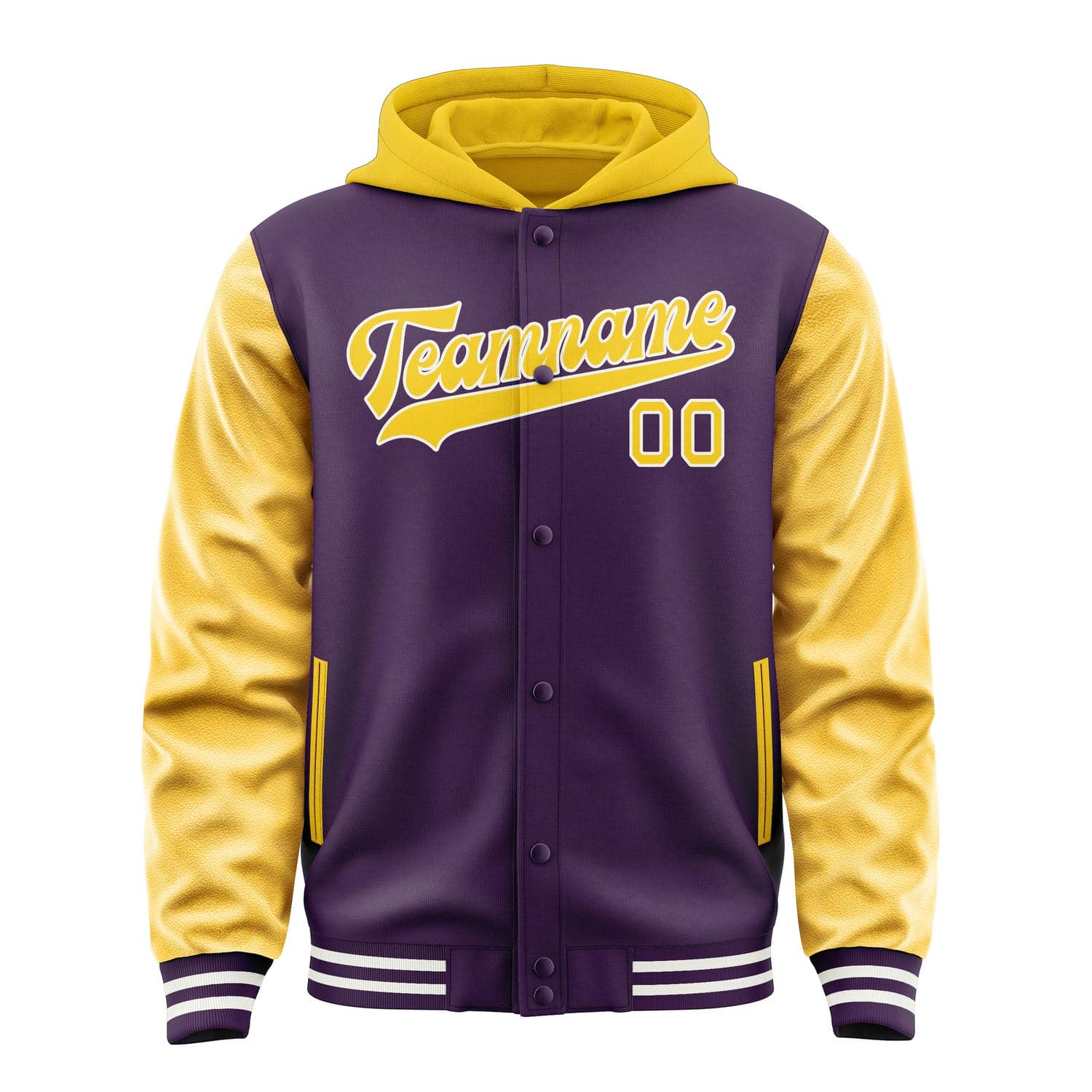 Maßgeschneidertes Lila Gold Jacke