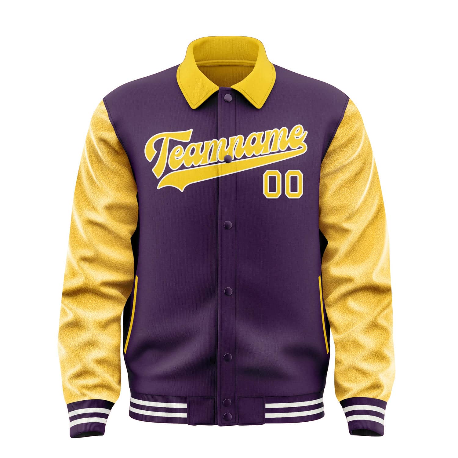 Maßgeschneidertes Lila Gold Jacke