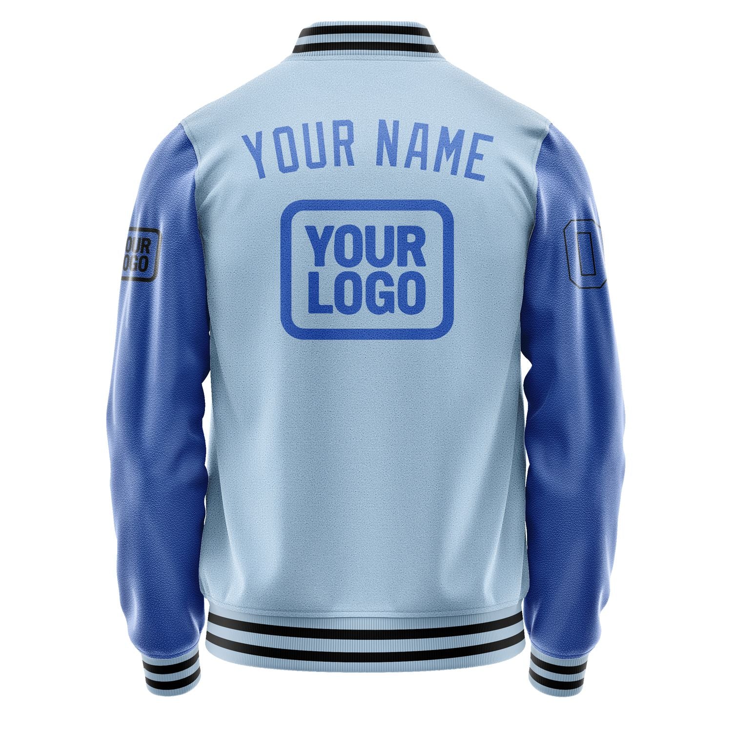 Maßgeschneidertes Hellblau Himmelblau Jacke JA080809081717090917