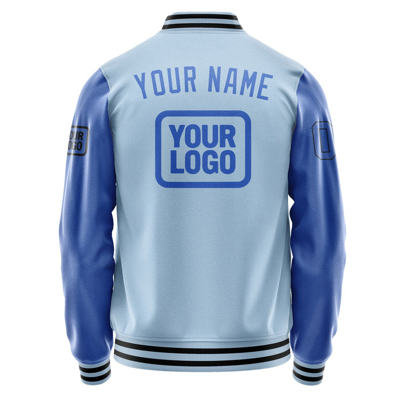 Maßgeschneidertes Hellblau Himmelblau Jacke JA080809081717090917
